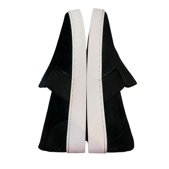 Vionic Kani Sneakers Size 8.5 Black Suede Slip-On NWOB Orthotic Walking Shoes - Picture 6 of 16
